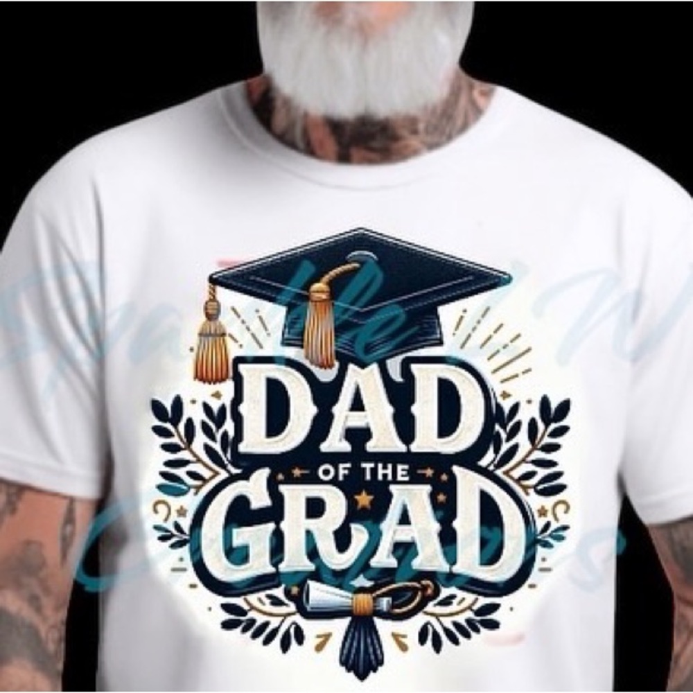 🌟Host Pick🌟Dad of the Grad Custom Tshirt